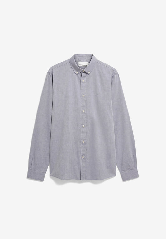 ARMEDANGELS | Chemise manche longue ( Quaasa ) - Bleu teinté