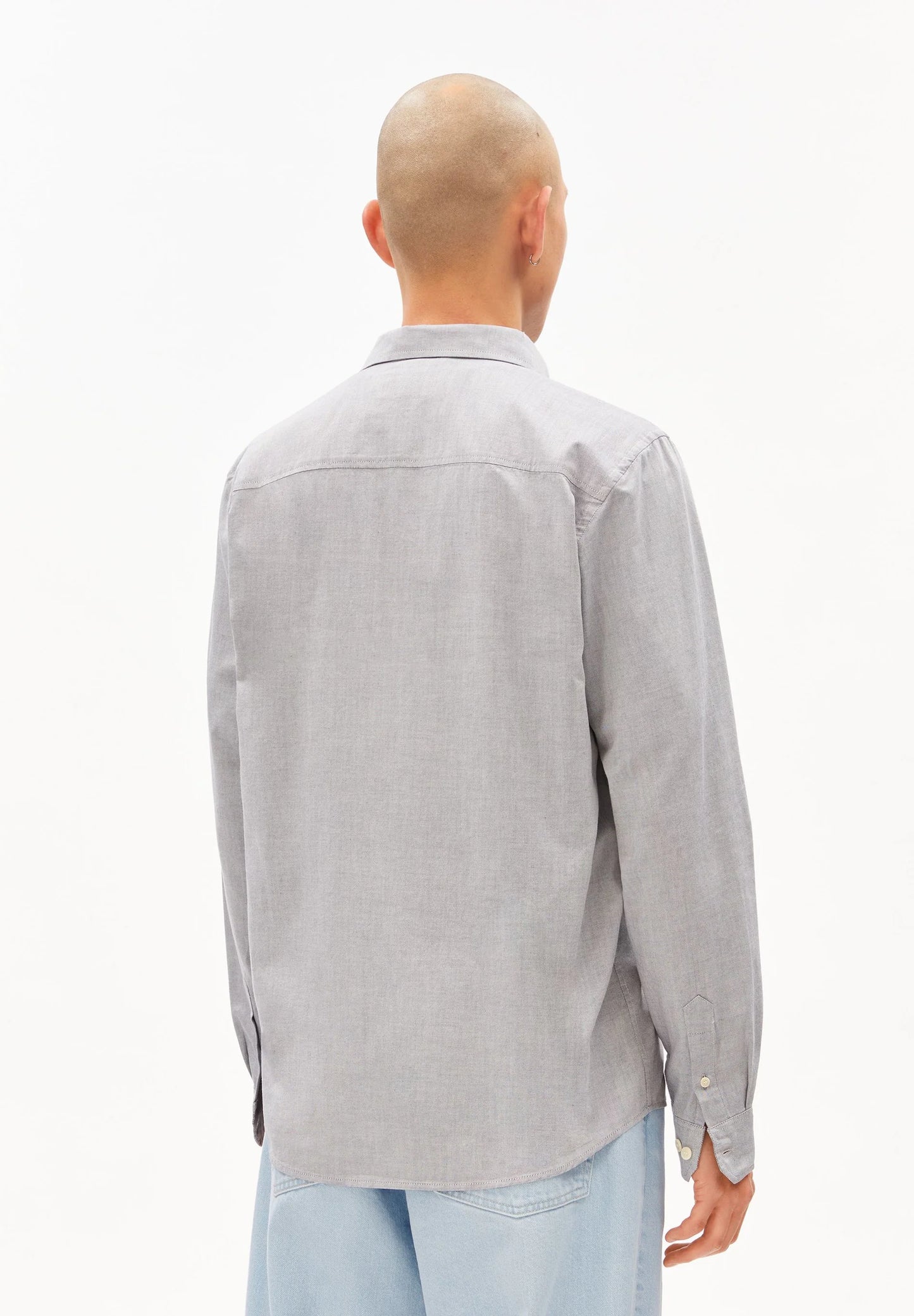 ARMEDANGELS | Chemise manche longue ( Quaasa ) - Bleu teinté