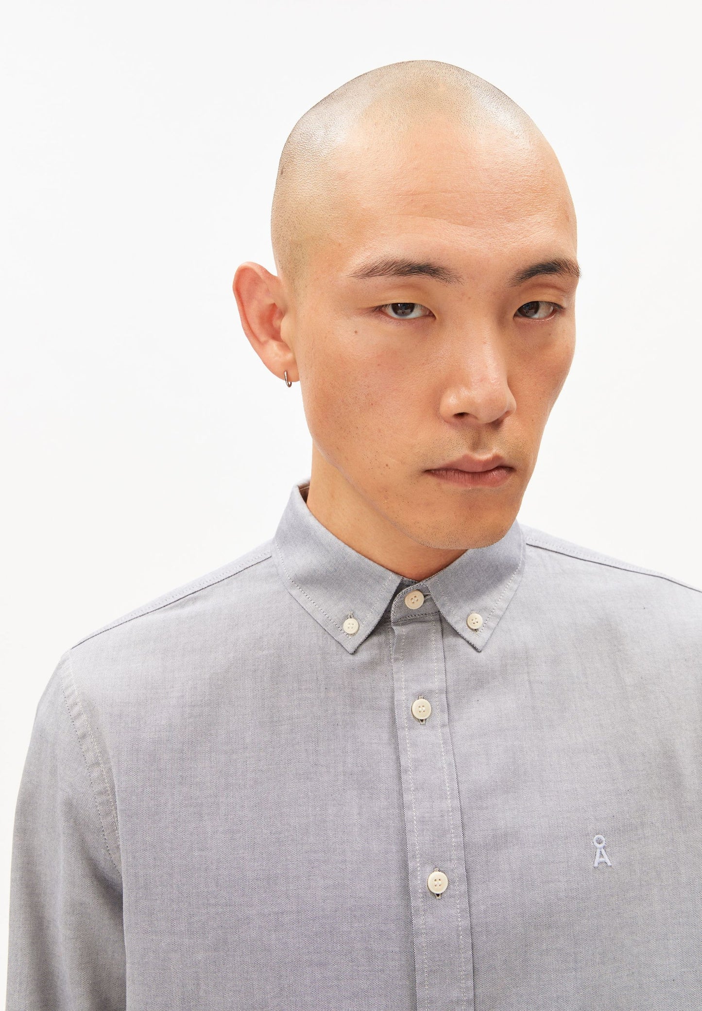 ARMEDANGELS | Chemise manche longue ( Quaasa ) - Bleu teinté