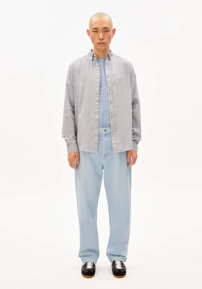 ARMEDANGELS | Chemise "QUAASA" - Marine teinté