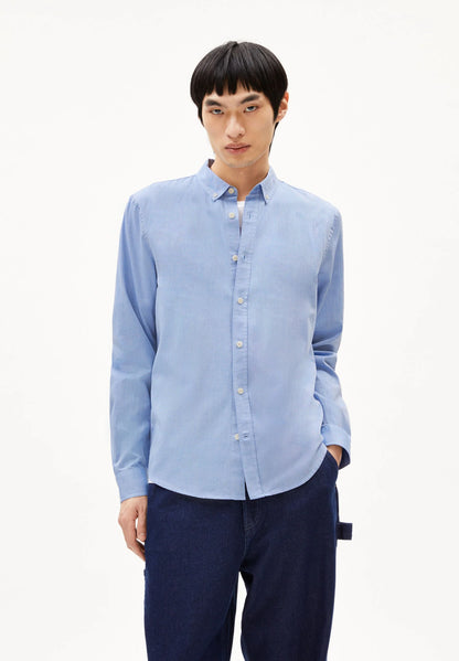 ARMEDANGELS | Chemise manche longue ( Quaasa ) - Bleu