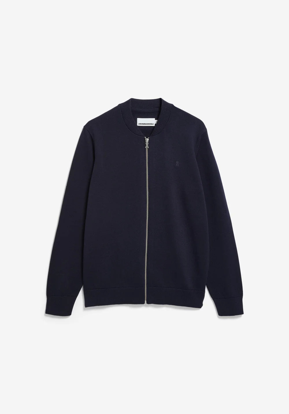ARMEDANGELS | Veste en maille "Agaamon" - Bleu nuit
