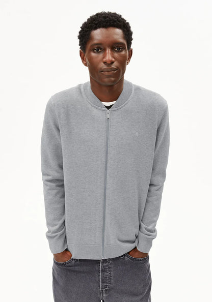 ARMEDANGELS | Veste en maille "AGAAMON" - Gris