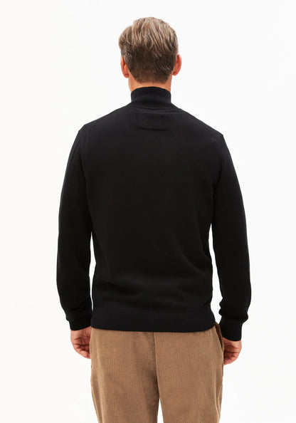 ARMEDANGELS | Pull camioneur "FAABES" - Noir