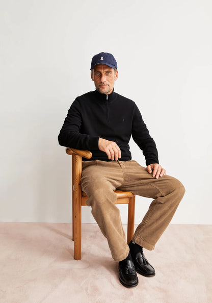 ARMEDANGELS | Pull camioneur "FAABES" - Noir