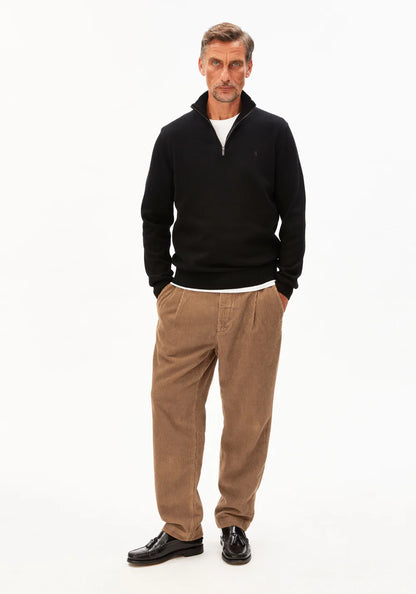 ARMEDANGELS | Pull camioneur "FAABES" - Noir