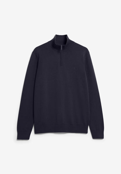 ARMEDANGELS | Pull cammioneur "Faabes" - Bleu marin