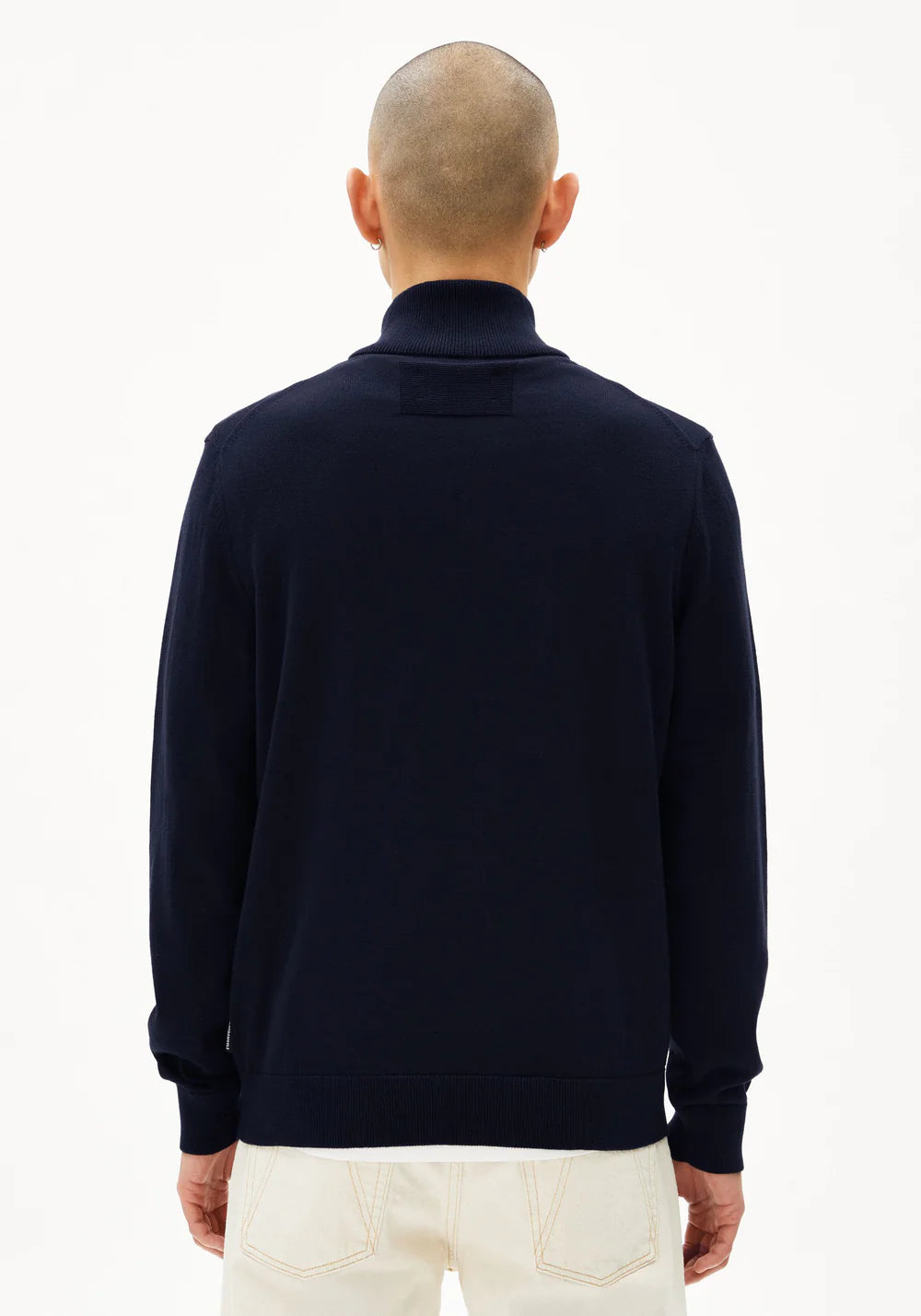 ARMEDANGELS | Pull camioneur "FAABES" - Bleu nuit