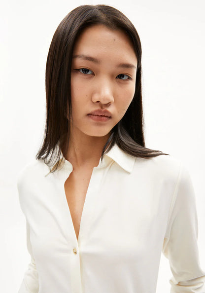 Armedangel | Chemise en jersey extensible NALAANNIA - Avoine