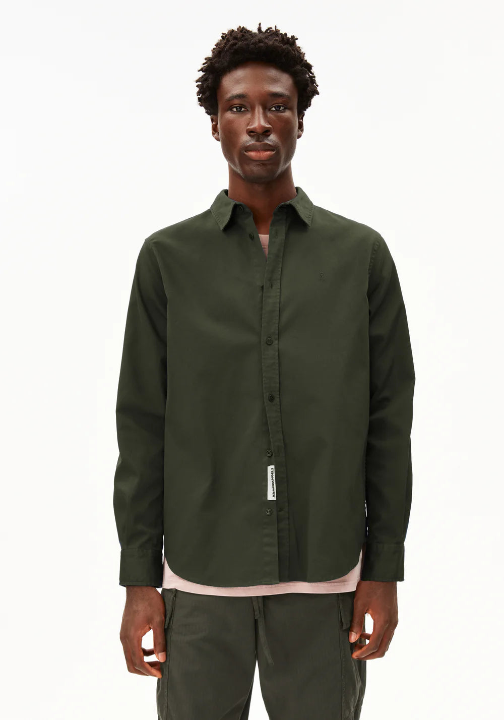 Armedangels | La surchemise "GIAALO" - Vert forêt