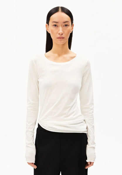 ARMEDANGELS | Manches longues 'Einiaara Soft' |Blanc