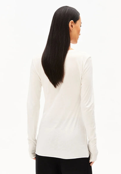 ARMEDANGELS | Manches longues 'Einiaara Soft' |Blanc