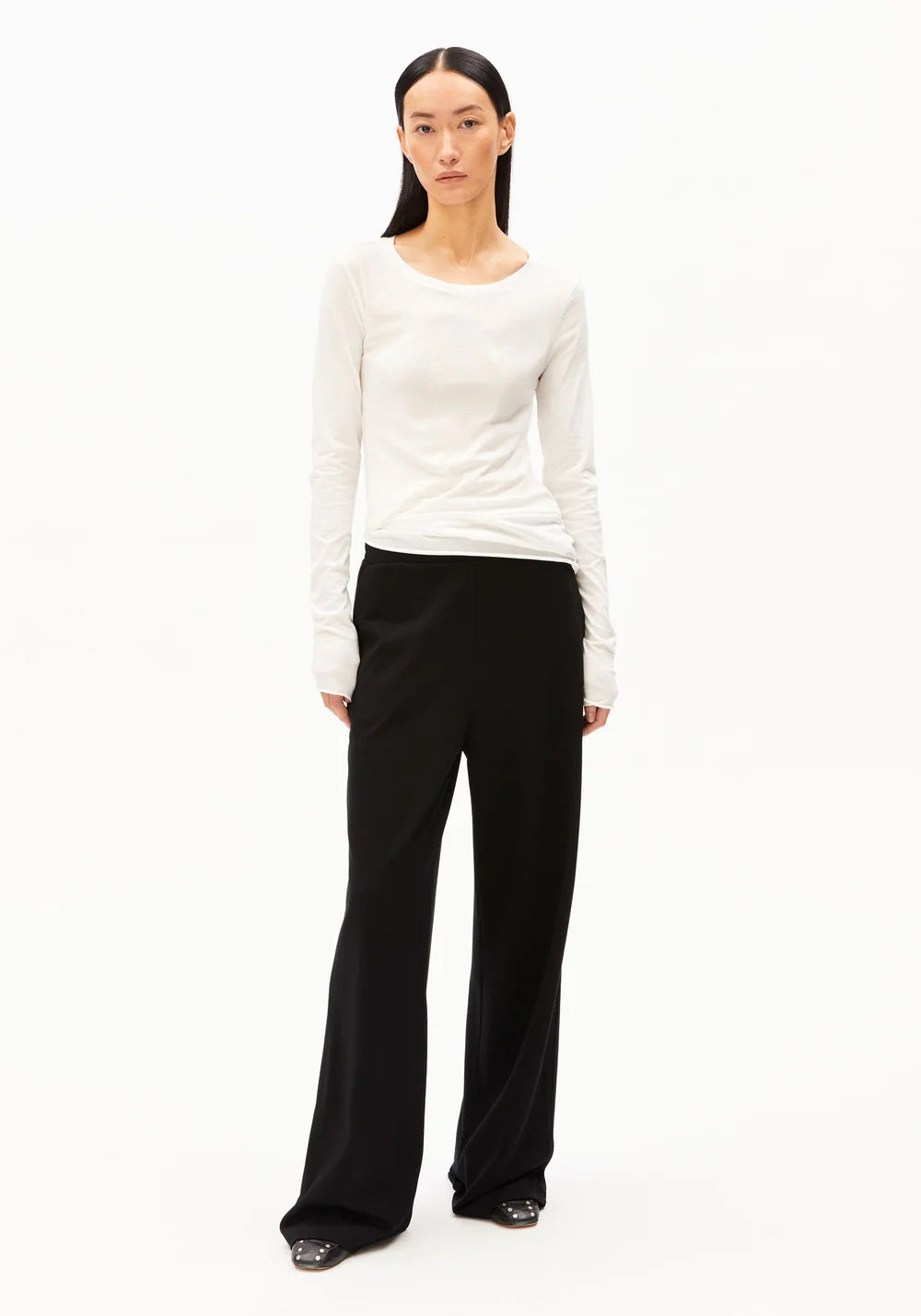 ARMEDANGELS | Manches longues 'Einiaara Soft' |Blanc