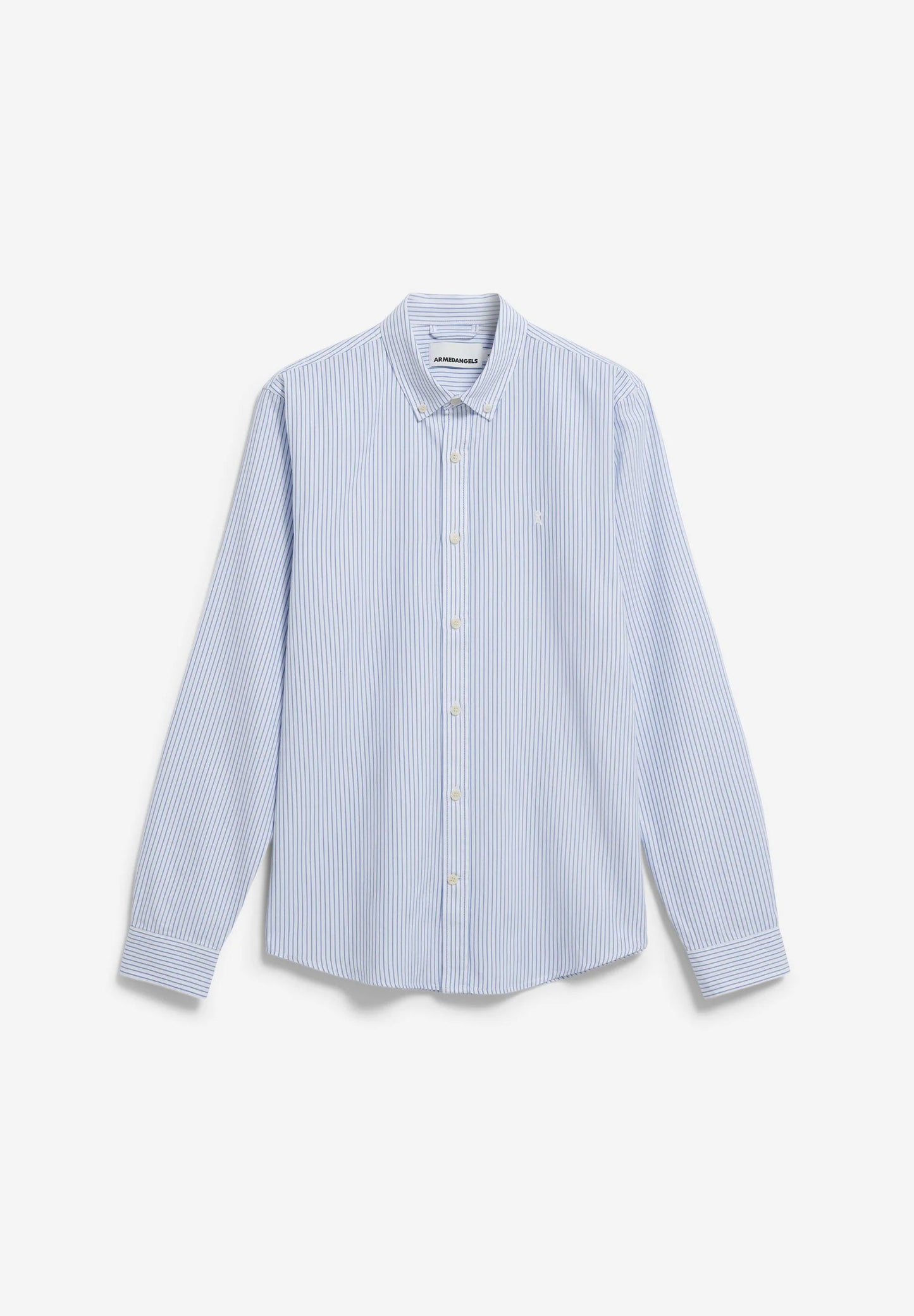 ARMEDANGELS | Chemise rayée à manche longue ( Quaasa ) - Bleu