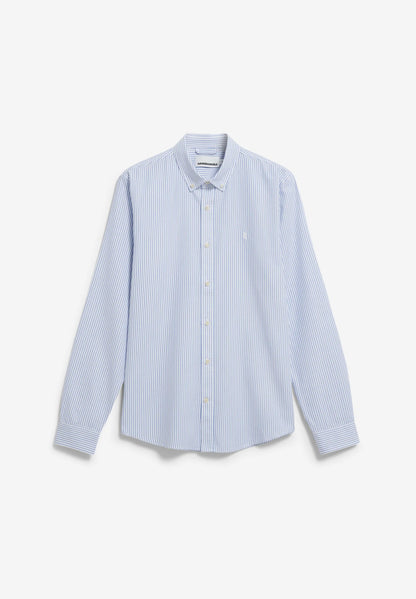 ARMEDANGELS | Chemise rayée à manche longue ( Quaasa ) - Bleu