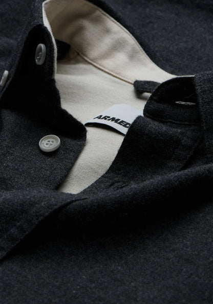 ARMEDANGELS | La chemise en flanelle ''Araamo'' - Gris foncé