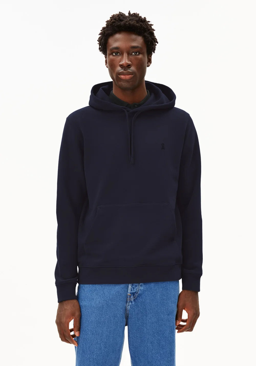ARMEDANGELS | Sweat à capuche "Paarlo" - Bleu nuit