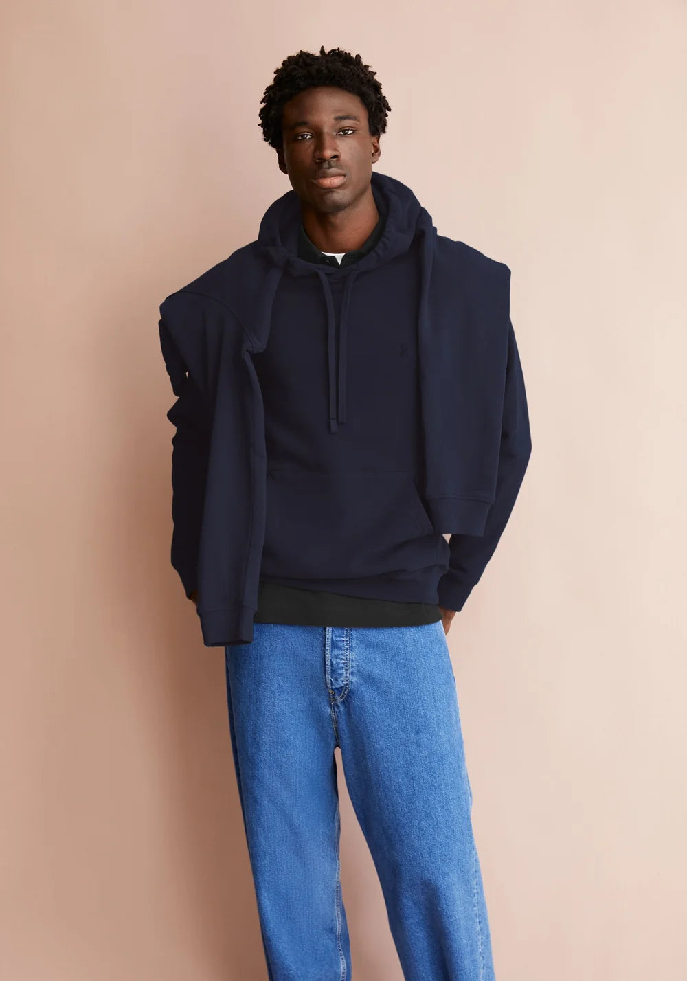 ARMEDANGELS | Sweat à capuche "Paarlo" - Bleu nuit