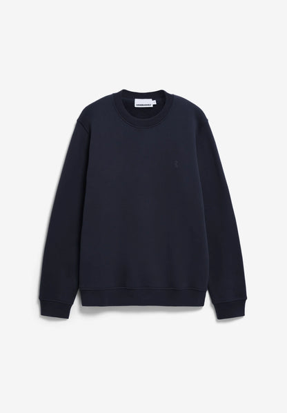 ARMEDANGELS | Pull à col rond "Baaro" - Bleu marin