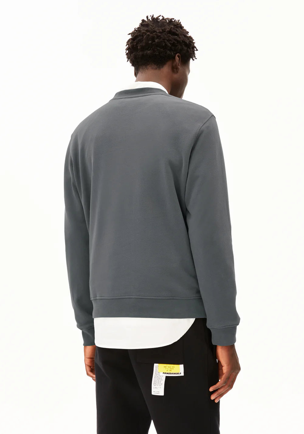 Armedangels | sweat-shirt en molleton ''BAARO'' en coton biologique - Gris