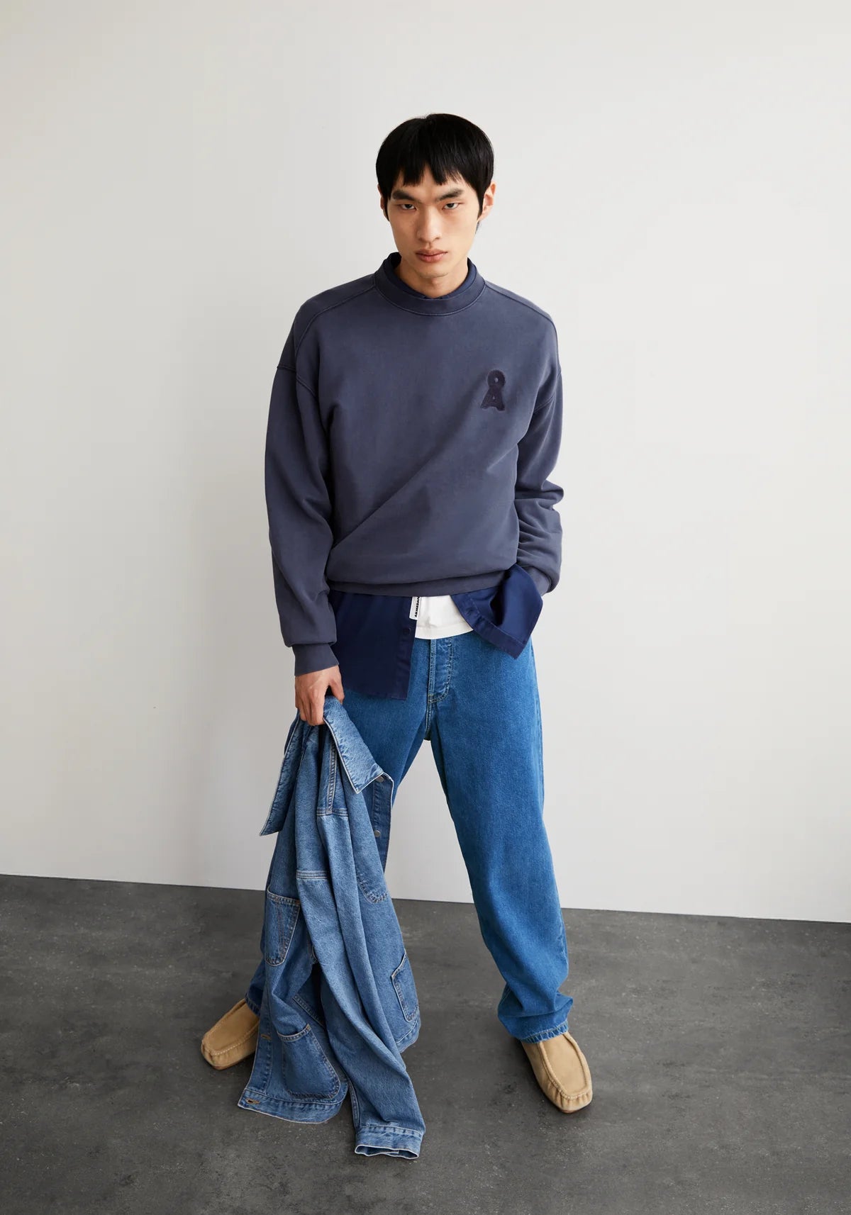 Armedangels | Sweat-shirt ''The Iconic Å Emaal '' - Bleu