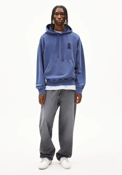 Armedangels |  Sweat à capuche ''Iconic A Kiraan'' - Bleu