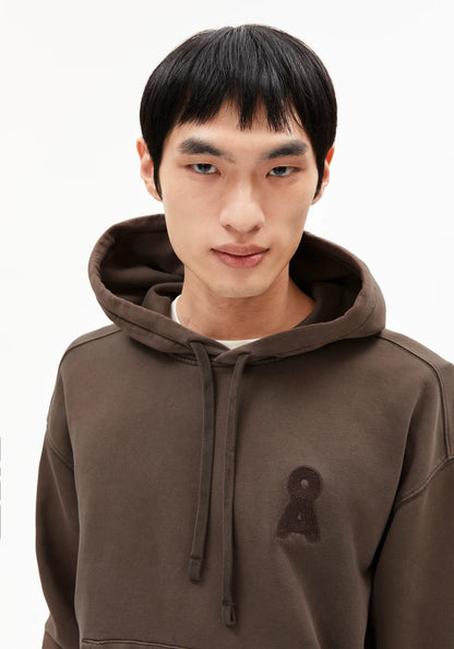 Armedangels | Sweat à capuche  ''Iconic A Kiraa'' - Brun