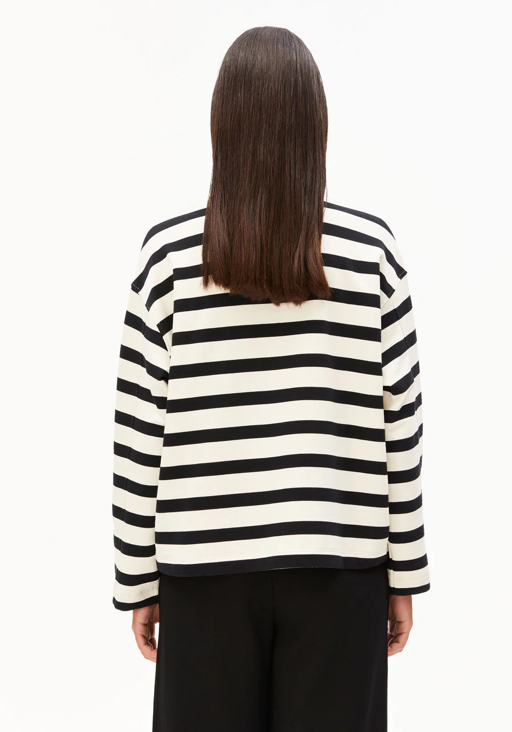 Armedangels | Pull 'Frankaa' | Noir & Blanc