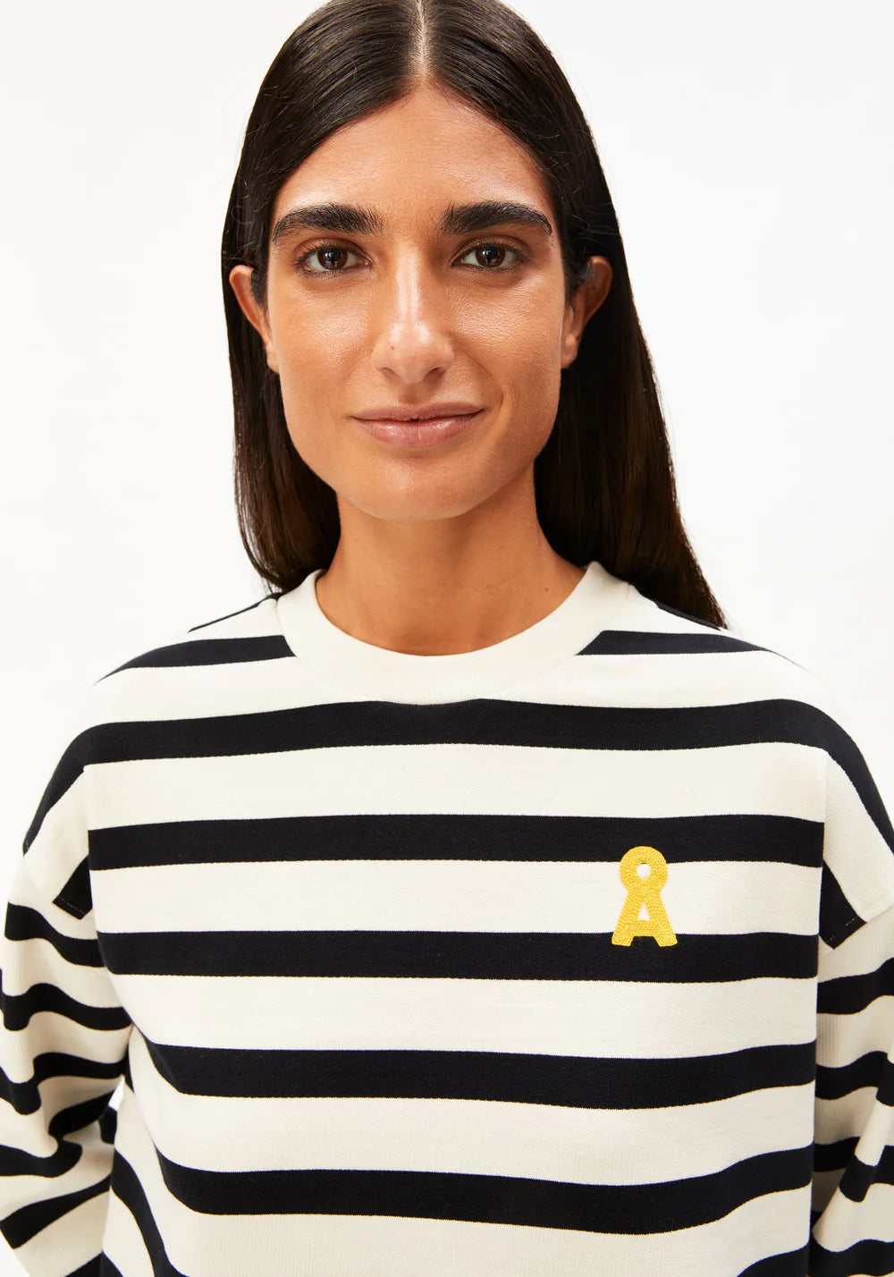 Armedangels | Pull 'Frankaa' | Noir & Blanc