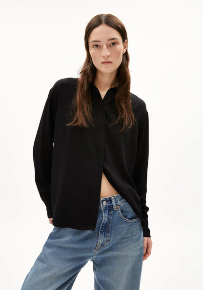 Armedangels | Chemise 'Larisanaa' |  Noir