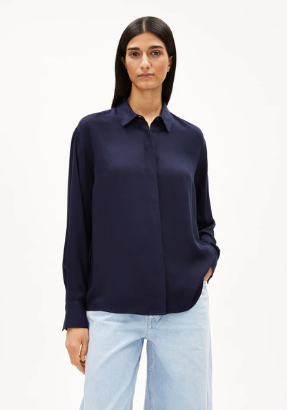 Armedangels | Chemise 'Larisanaa' |  Marine