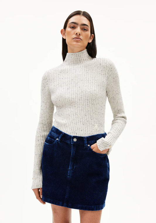 Armedangel | Col montant "ALAANIA TWEED" - Avoine