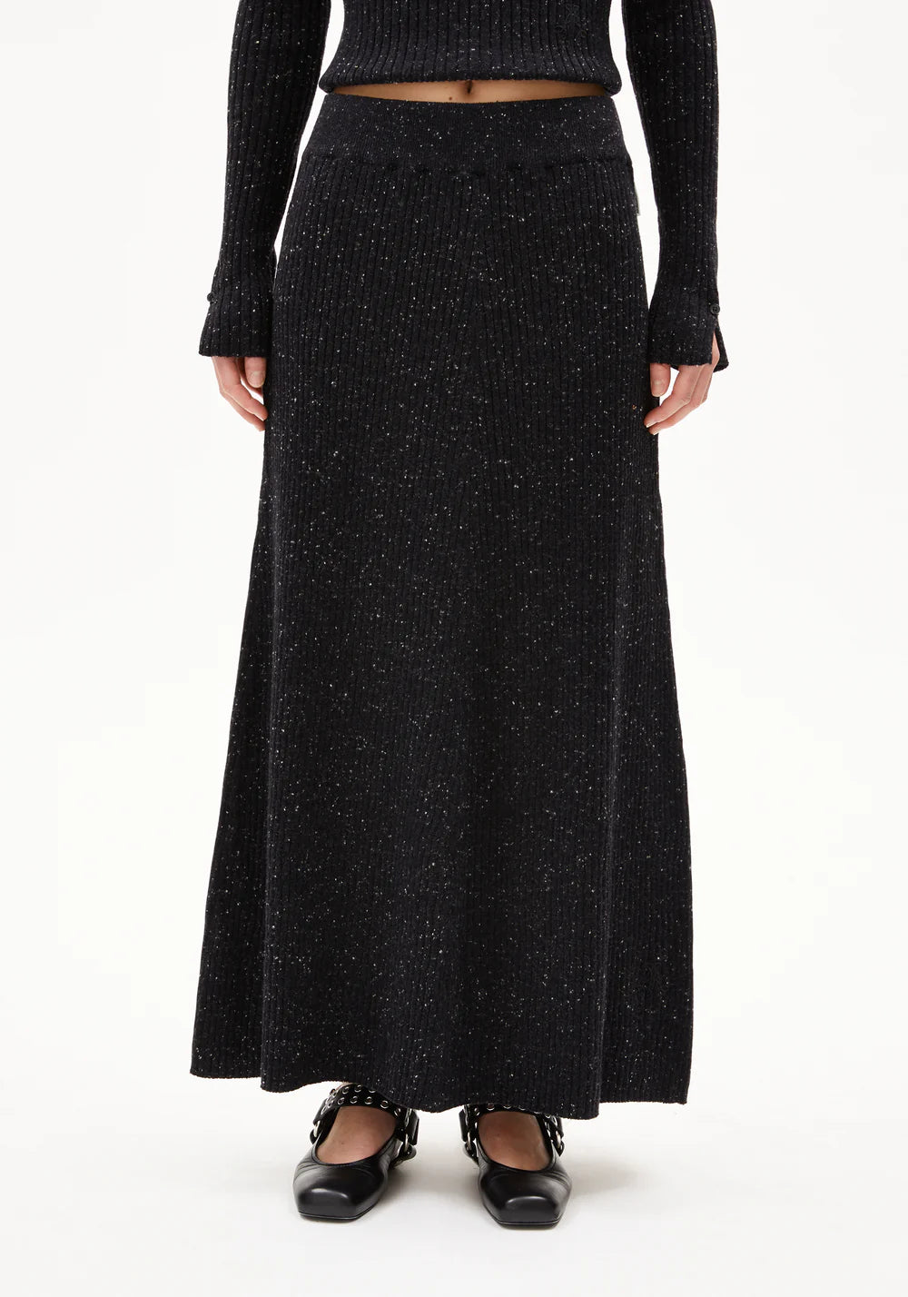 Armedangel | Jupe "HANAA TWEED" - Marine foncé