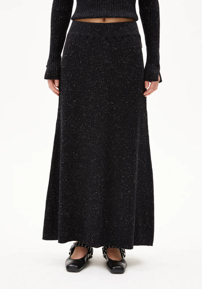 Armedangel | Jupe "HANAA TWEED" - Marine foncé