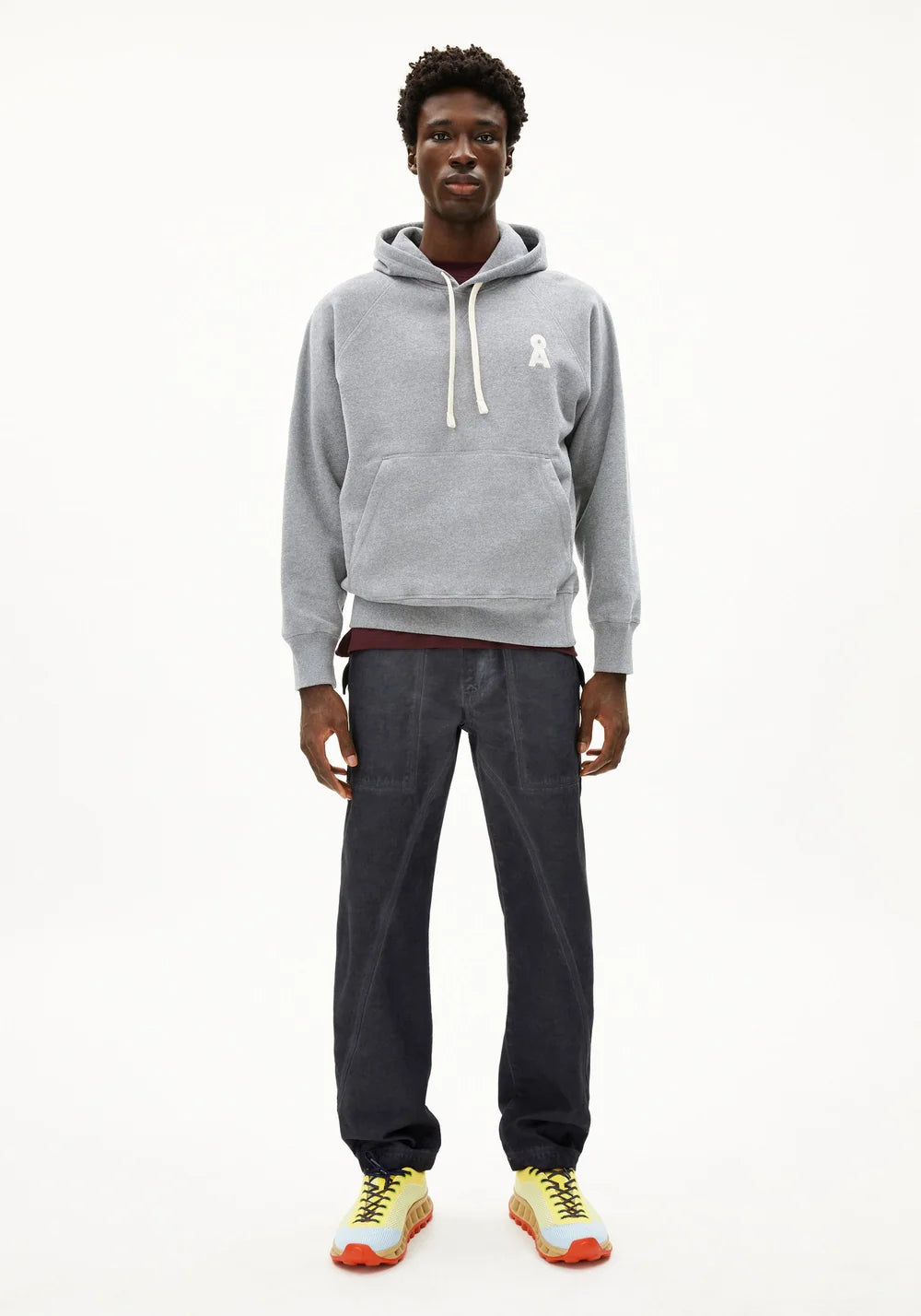 ARMEDANGELS | Sweat à capuche "ICONIC Å HAANRI" - Gris