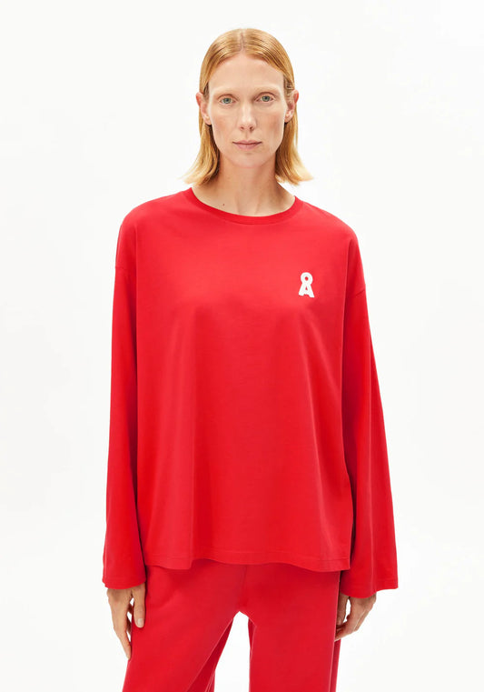 Armedangels | T-Shirt 'Iconic Fietaa' | Rouge