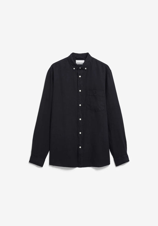 ARMEDANGELS | Chemise en lin à manches longues - Noir