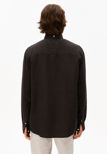 ARMEDANGELS | Chemise en lin à manches longues - Noir