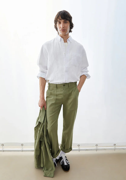ARMEDANGELS | Chemise en lin à manches longues - Blanc
