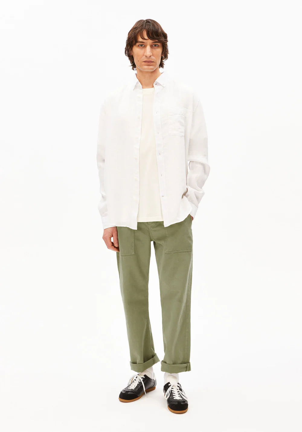 ARMEDANGELS | Chemise en lin à manches longues - Blanc