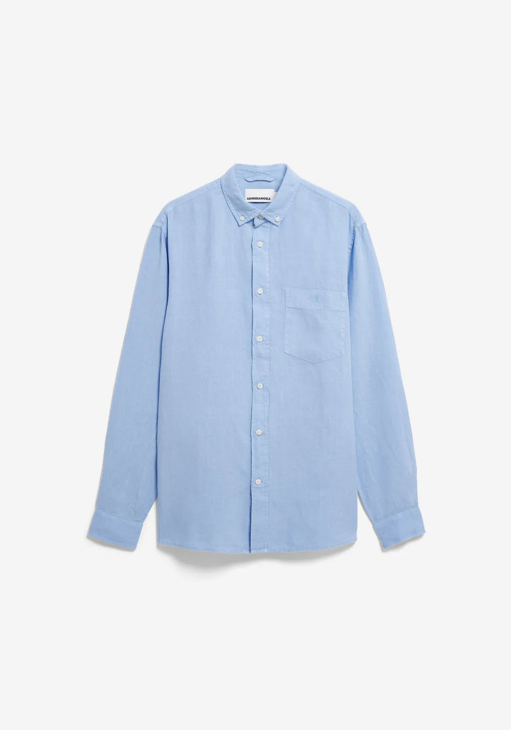 ARMEDANGELS |Chemise en lin à manches longues - Bleu claire