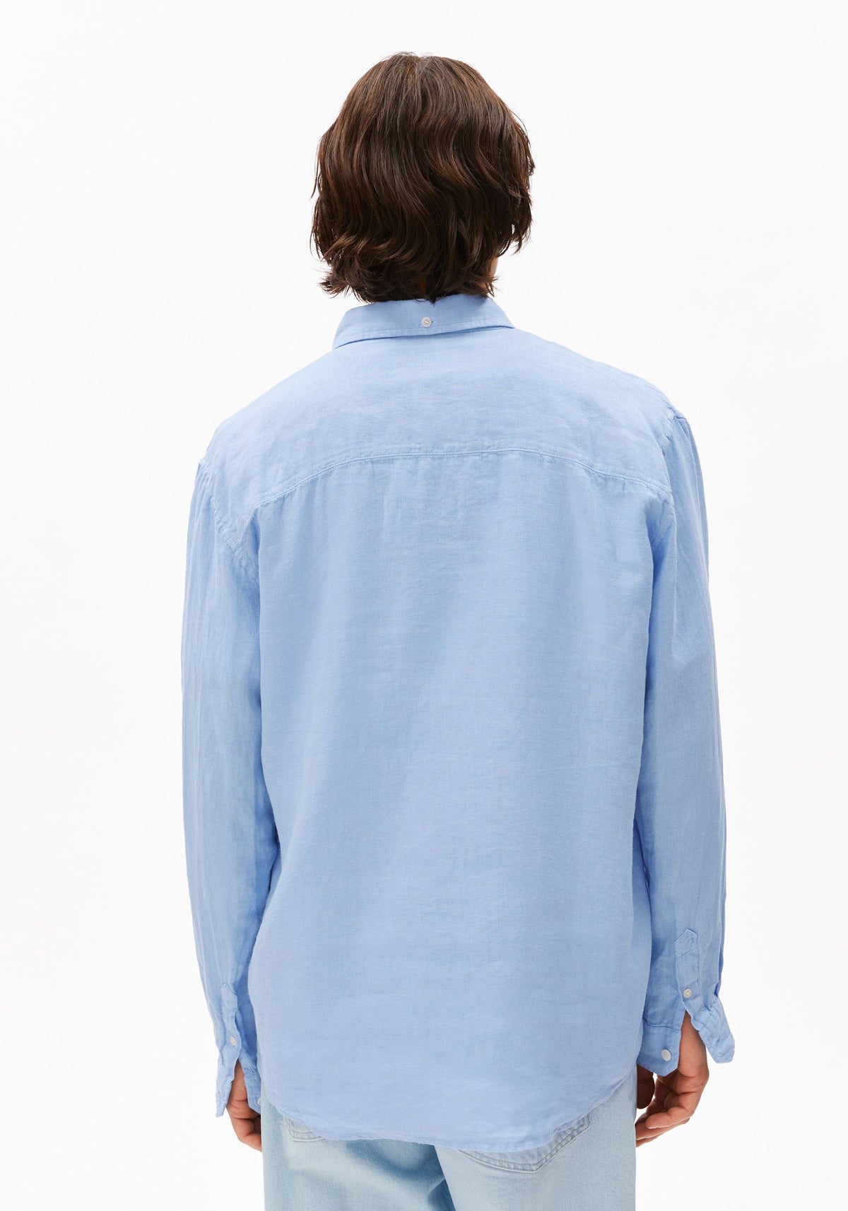 ARMEDANGELS |Chemise en lin à manches longues - Bleu claire