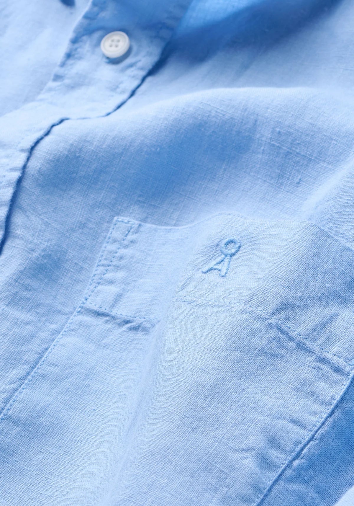 ARMEDANGELS |Chemise en lin à manches longues - Bleu claire