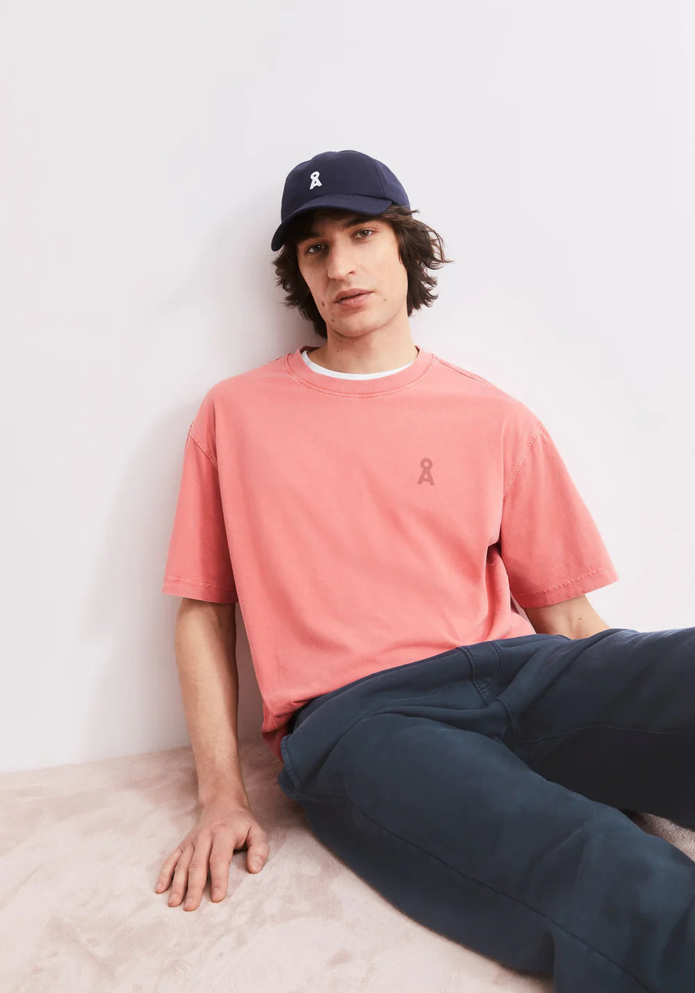 ARMEDANGELS | T-shirt "ICONIC Å MAARKOS" - Rouge délavé