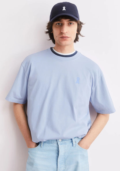 ARMEDANGELS |T-shirt "ICONIC Å MAARKOS" - Bleu clair délavé