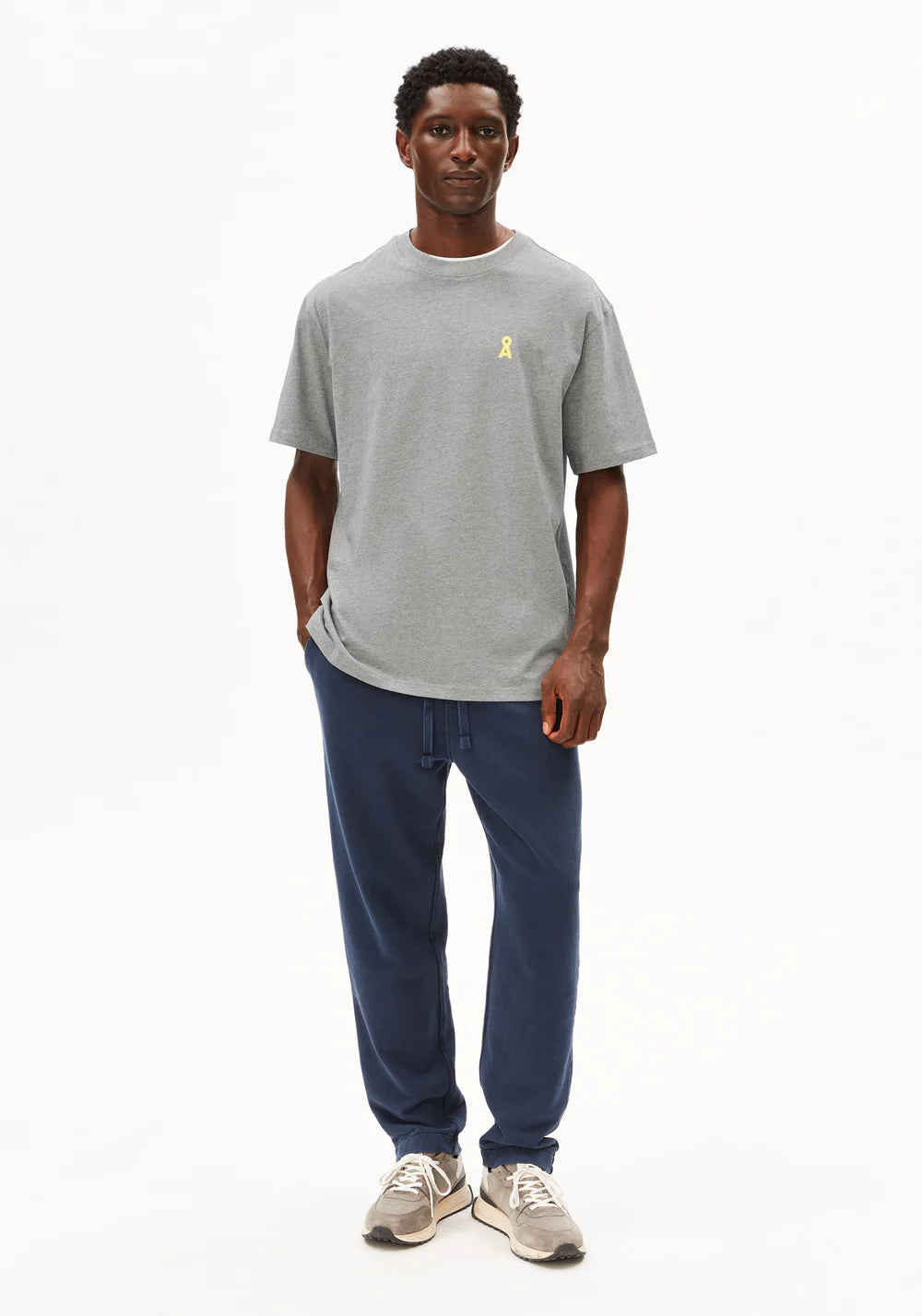 ARMEDANGELS | T-shirt "MAARKOS DETOX" - Gris