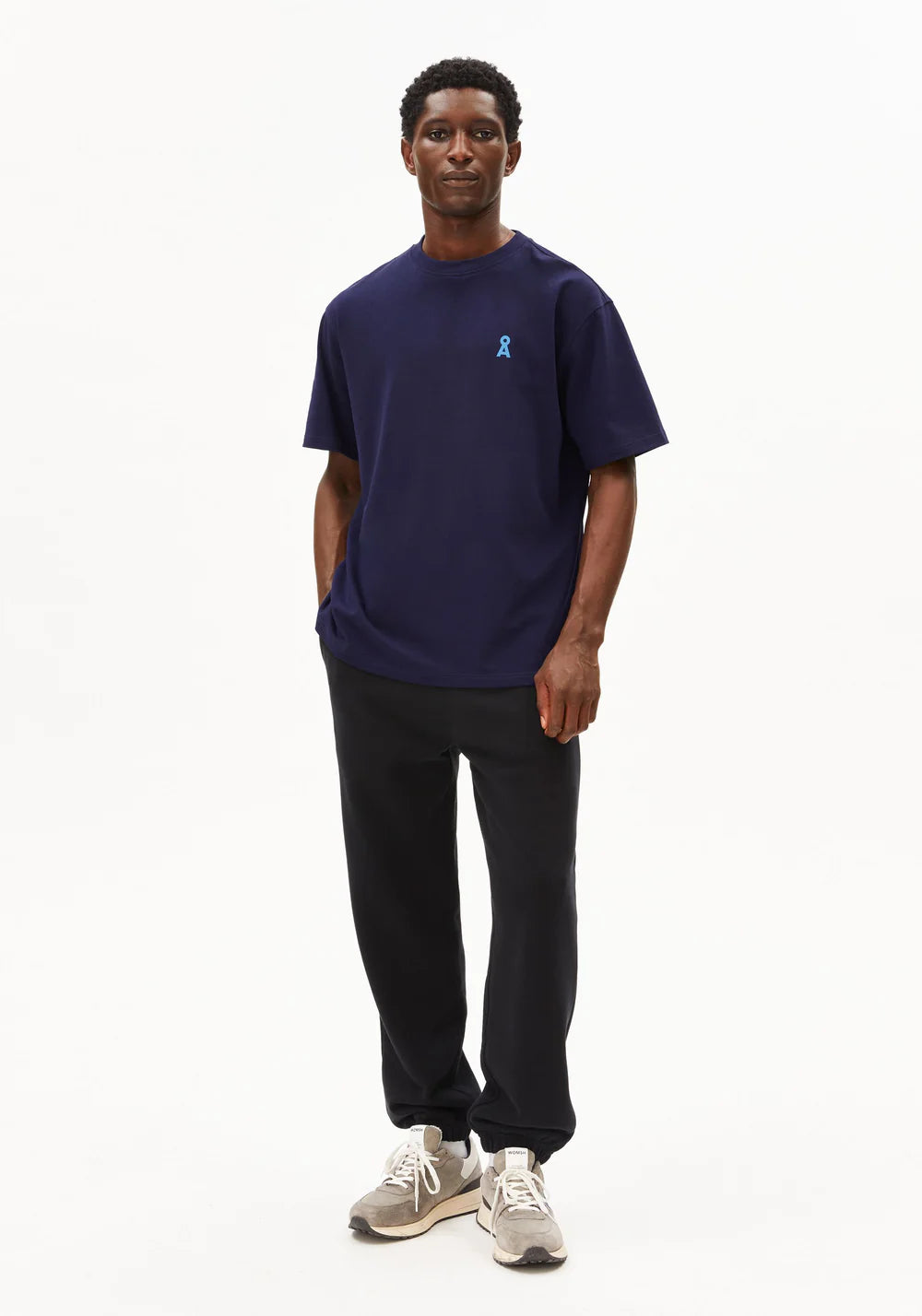 ARMEDANGELS | T-shirt "MAARKOS DETOX" - Bleu marine