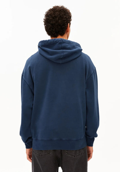 ARMEDANGELS | Sweat à capuche "ICONIC Å KIRAAN" - Bleu delavé