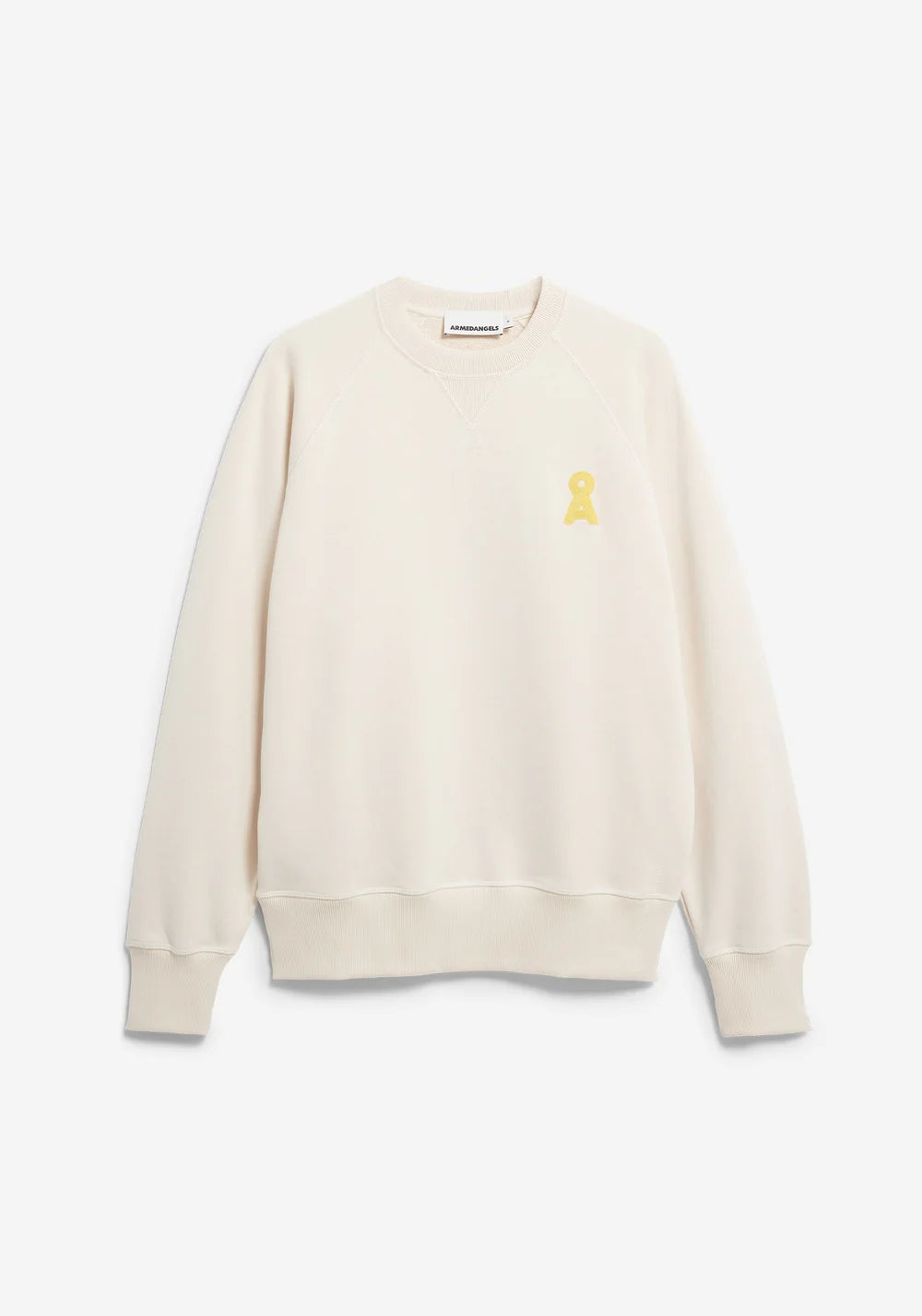 ARMEDANGELS | Pull à col rond "ICONIC Å MEL" - Ecru