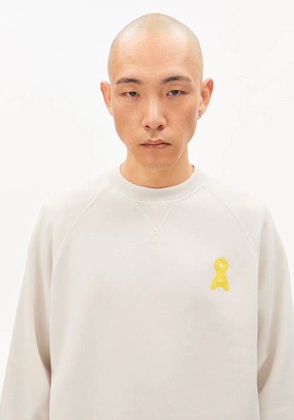 ARMEDANGELS | Pull à col rond "ICONIC Å MEL" - Ecru